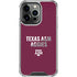 Texas A&M University Aggies iPhone 16 Pro Clear Case